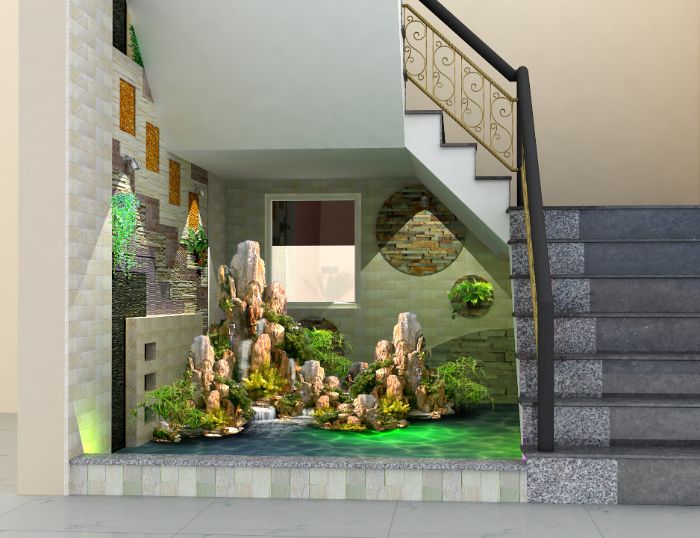 Construction of beautiful stairs